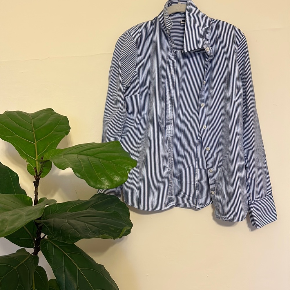 Striped J Crew button down